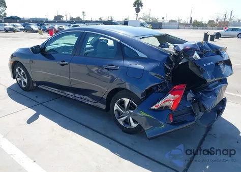 2020 Honda Civic Lx from USA, damaged, VIN 2HGFC2F63LH594657